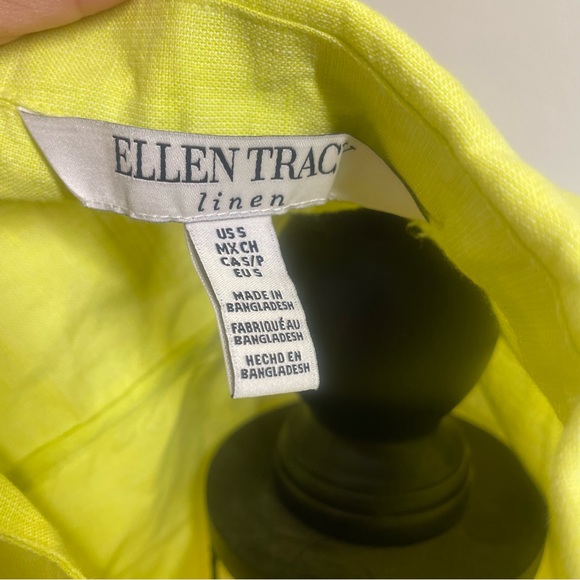 ELLEN TRACY LINEN TUNIC SIZE SMALL - Picture 4 of 10
